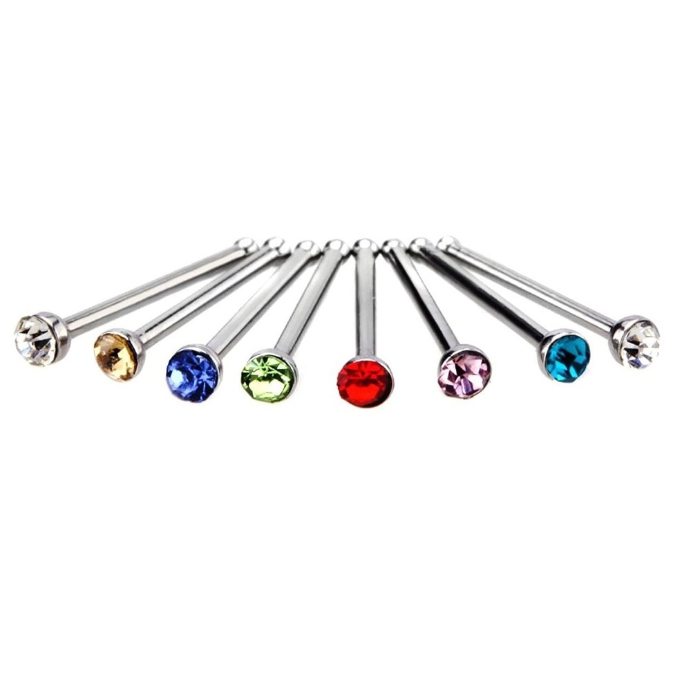 Pack Of 60 361L Surgical Steel 22g Nose Studs NWT - Picture 7 of 16